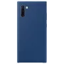 Evelatus Samsung Galaxy Note 10 Capa de Silicone Premium Soft Touch Azul Meia-Noite