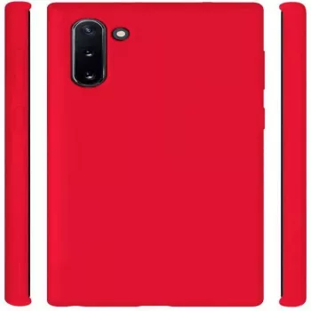 Evelatus Samsung Galaxy Note 10 Capa de Silicone Premium Soft Touch Vermelho