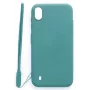 EVELATUS Samsung Galaxy A10 Capa de Silicone Soft Touch com Alça Azul