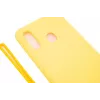 Evelatus Samsung A20e Capa de Silicone Soft Touch com Alça Amarelo