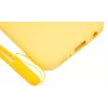 Evelatus Samsung A20e Capa de Silicone Soft Touch com Alça Amarelo