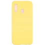 Evelatus Samsung A20e Capa de Silicone Soft Touch com Alça Amarelo