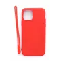 Evelatus Apple iPhone 11 Pro Capa de Silicone Soft Touch com Alça Vermelho