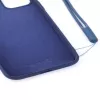 Evelatus Apple iPhone 11 Pro Capa de Silicone Soft Touch com Alça Azul Escuro