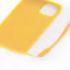 Evelatus Apple iPhone 11 Pro Capa de Silicone Soft Touch com Alça Amarelo
