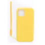 Evelatus Apple iPhone 11 Pro Capa de Silicone Soft Touch com Alça Amarelo