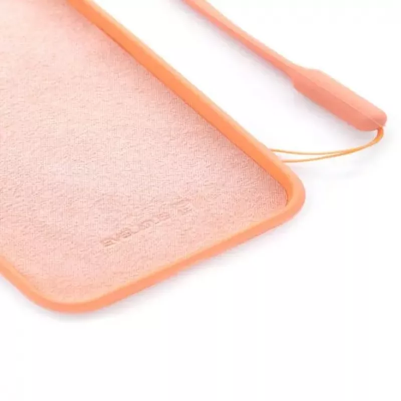 Evelatus Apple iPhone X/XS Capa de Silicone Soft Touch com Alça Rosa