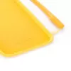 Evelatus Apple iPhone X/XS Capa de Silicone Soft Touch com Alça Amarelo