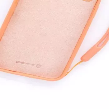 Evelatus Apple iPhone XR Capa de Silicone Soft Touch com Alça Rosa