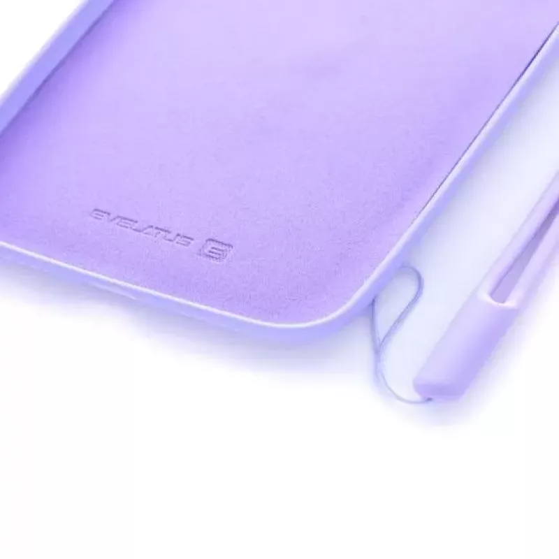 Evelatus Apple iPhone XR Capa de Silicone Soft Touch com Alça Lilás