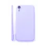 Evelatus Apple iPhone XR Capa de Silicone Soft Touch com Alça Lilás