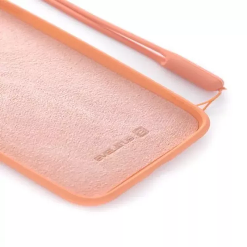 Evelatus Apple iPhone 7/8 Capa de Silicone Soft Touch com Alça Rosa