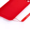 Evelatus Apple iPhone 7/8/SE2020/SE2022 Capa de Silicone Soft Touch com Alça Vermelho