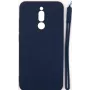 EVELATUS Xiaomi Redmi 8 Capa de Silicone Soft Touch com Alça Azul Escuro