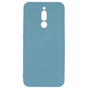 Evelatus Xiaomi Redmi 8 Capa de Silicone Soft Touch com Alça Azul
