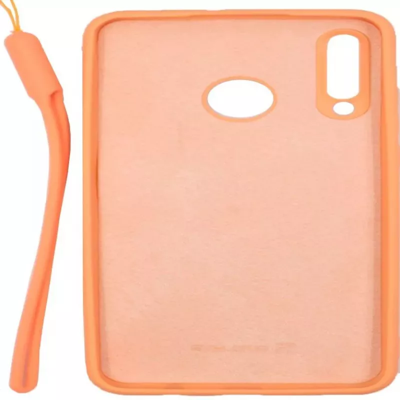 Evelatus Huawei P30 Lite Capa de Silicone Soft Touch com Alça Rosa