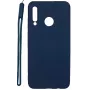 Evelatus Huawei P30 Lite Capa de silicone Soft Touch com alça azul-escura