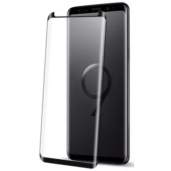 Evelatus Samsung Galaxy S9 Plus Vidro aluminossilicato curvo 3D Full Glue 9H (0,26 mm) + protetor de câmara
