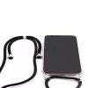 Evelatus Samsung Galaxy A70 Capa com cordão preta transparente