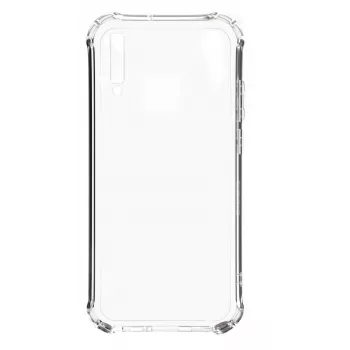 Evelatus Samsung Galaxy A70 Capa com cordão rosa transparente