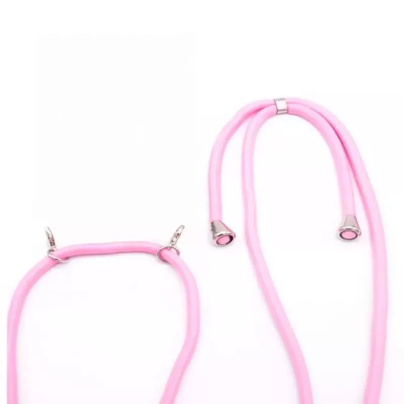 Evelatus Samsung Galaxy S10 Capa com cordão rosa transparente