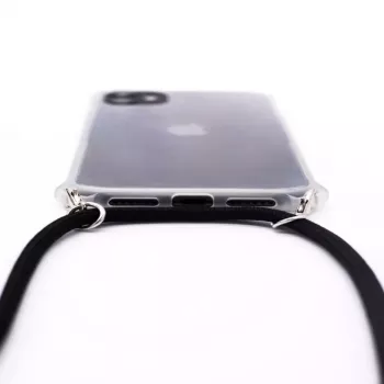 Evelatus Apple iPhone 11 Pro Max Capa com fita preta transparente