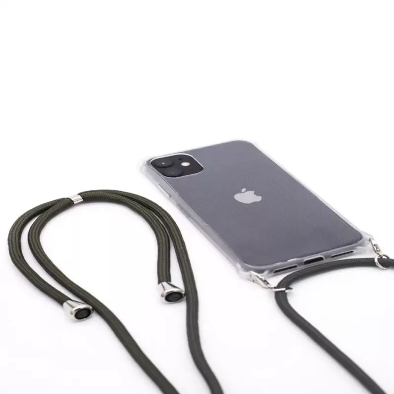 Evelatus Apple iPhone 11 Pro Max Capa com fita verde transparente