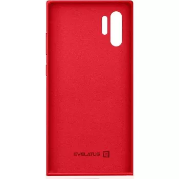 Evelatus Samsung Galaxy Note 10 Plus Capa de silicone Nano Soft Touch TPU vermelha