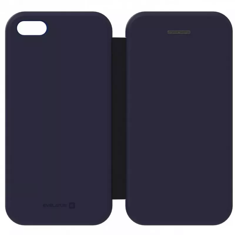 Evelatus Xiaomi Redmi Note 8T Capa tipo livro azul-escura