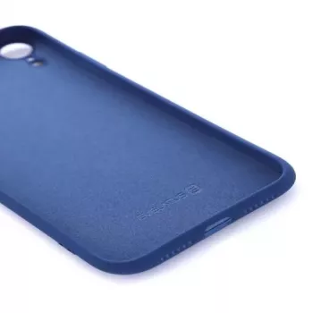 Evelatus Apple iPhone XR Capa em silicone Nano Soft Touch TPU azul-escura