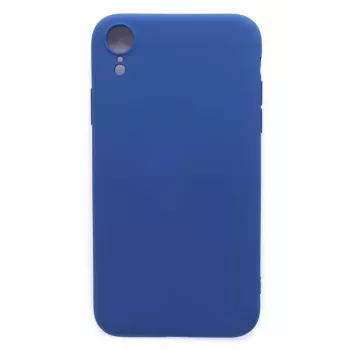 Evelatus Apple iPhone XR Capa em silicone Nano Soft Touch TPU azul-escura