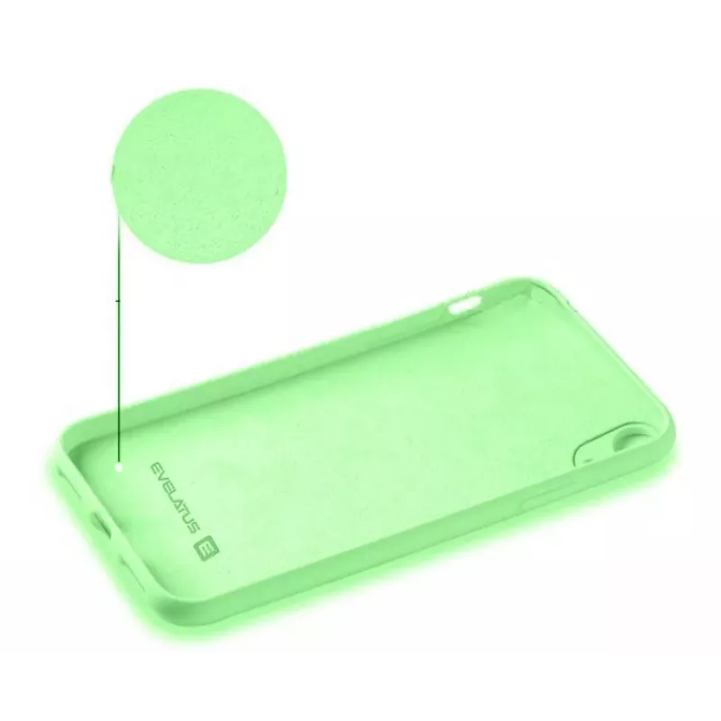Evelatus Apple iPhone XR Capa em silicone Nano Soft Touch TPU menta