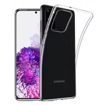 Evelatus Samsung Galaxy S20 Plus Capa em silicone transparente 1,5mm TPU