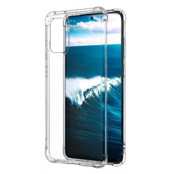 Evelatus Samsung Galaxy S20 Capa em silicone militar à prova de choque TPU transparente