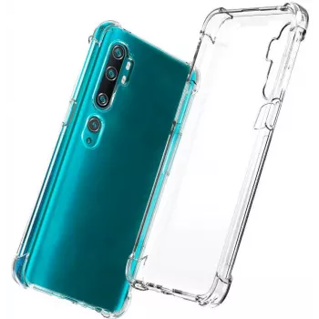Evelatus Xiaomi Mi Note 10 Capa em silicone militar à prova de choque TPU transparente