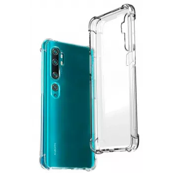Evelatus Xiaomi Mi Note 10 / Mi Note 10 Pro Capa em silicone militar à prova de choque TPU transparente