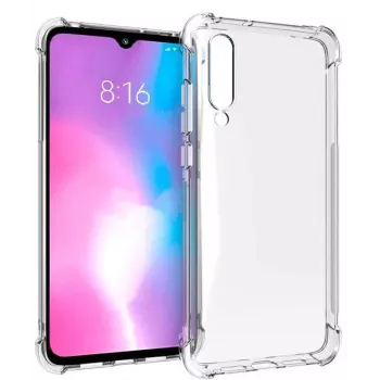 Evelatus Xiaomi Mi 9 Pro Capa em silicone militar à prova de choque TPU transparente