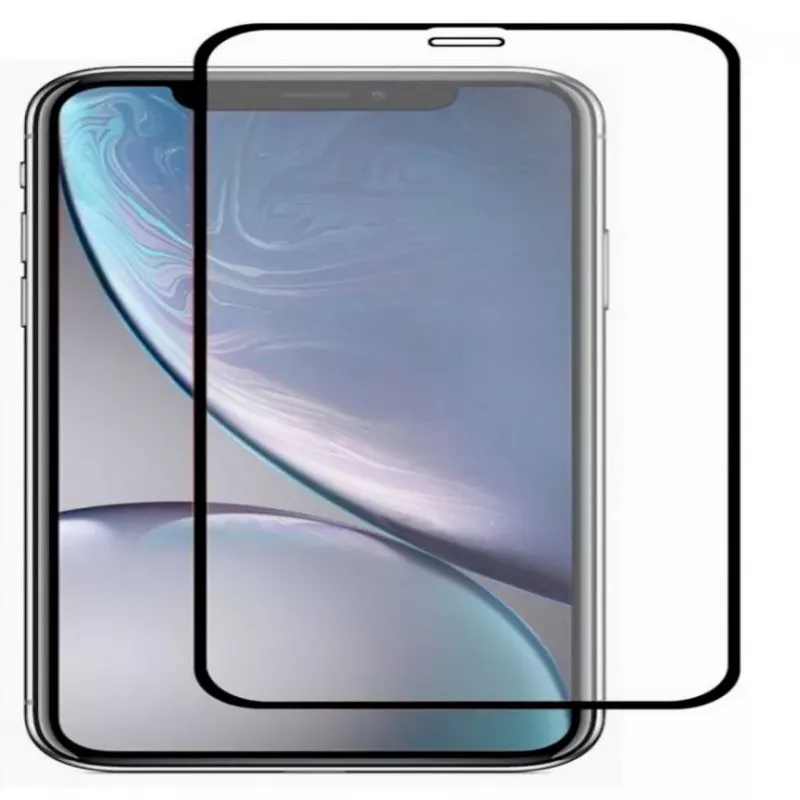 Evelatus Apple iPhone XR/11 Vidro 3D Full Cover Japan Glue Anti-Static anti-quebra em borracha