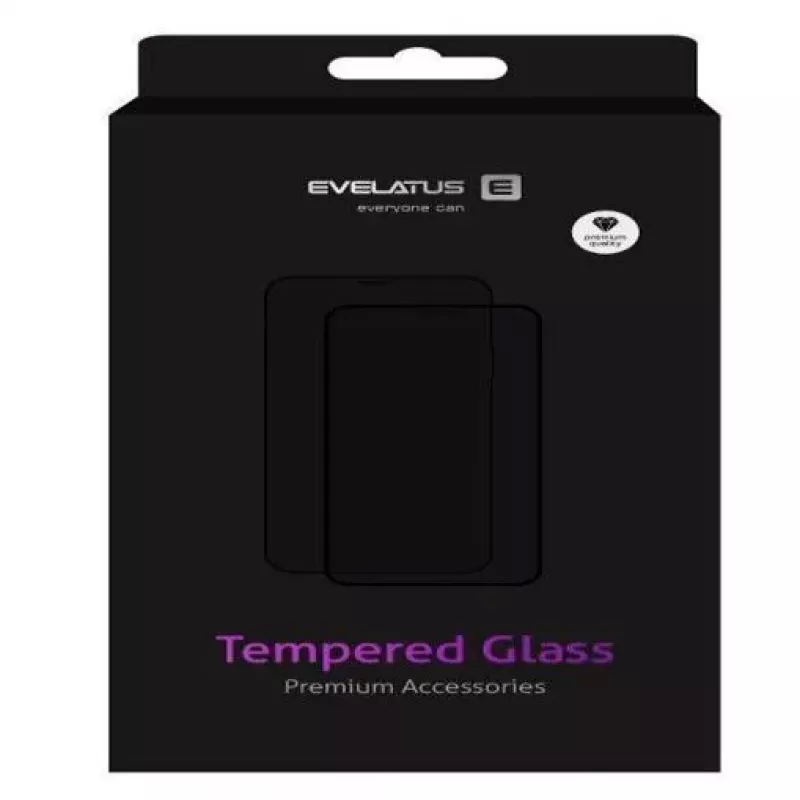EVELATUS Samsung Galaxy Note 10 Lite N770 2.5D Full Cover Japan Glue Glass Anti-Static protetor de ecrã