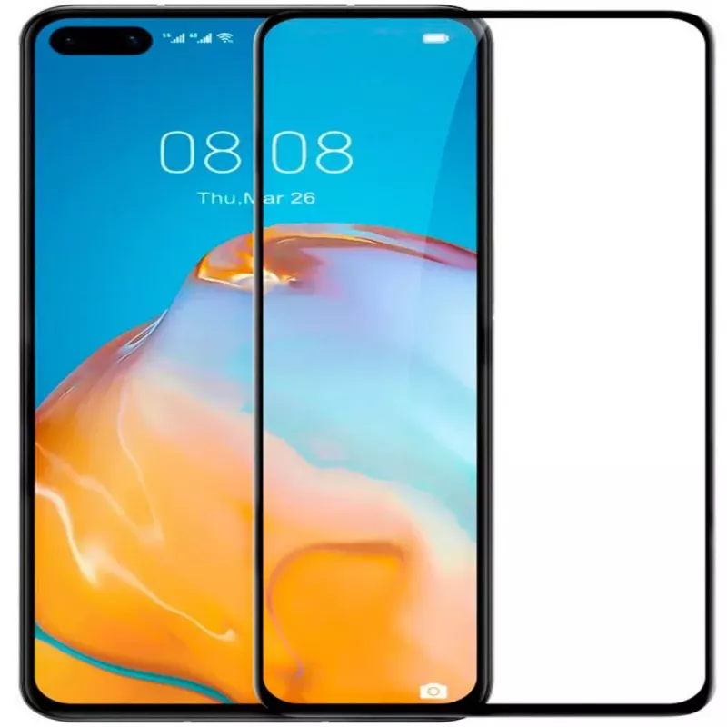 Vidro Transparente UV + Cola Evelatus Huawei P40 Pro