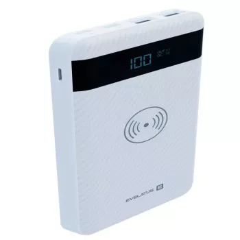 Power Bank Sem Fios EPB05 Evelatus 10000 mAh Branco