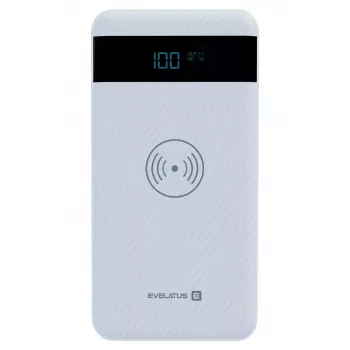 Power Bank Sem Fios EPB05 Evelatus 10000 mAh Branco