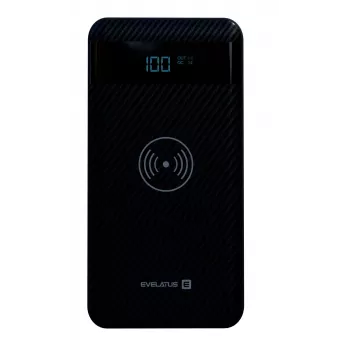 Power Bank Sem Fios EPB05 Evelatus 10000 mAh Preto