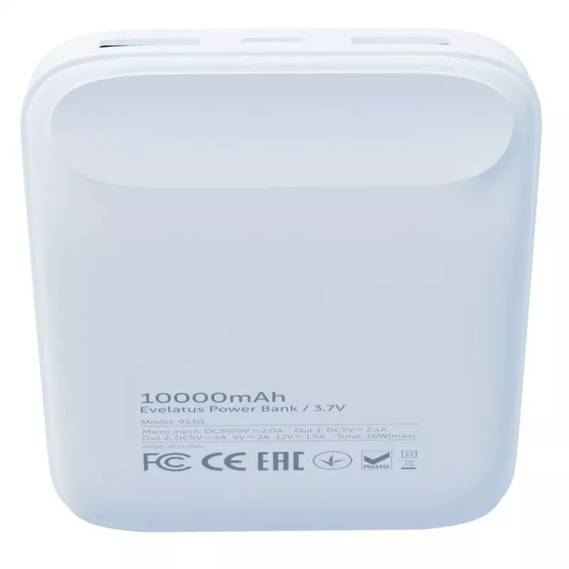 Power Bank EPB07 Evelatus 10000 mAh Branco