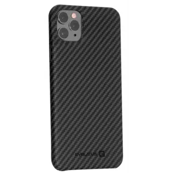 Capa Premium em Carbono ECCI11 Evelatus Apple iPhone 11 Pro Preto