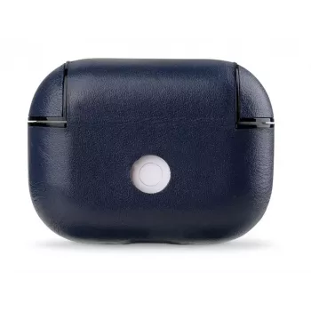 Capa de Proteção em Pele Evelatus Apple AirPods Pro Azul Escuro