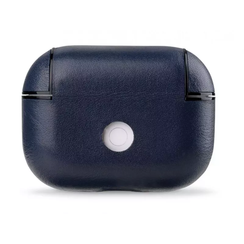 Capa de Proteção em Pele Evelatus Apple AirPods Pro Azul Escuro