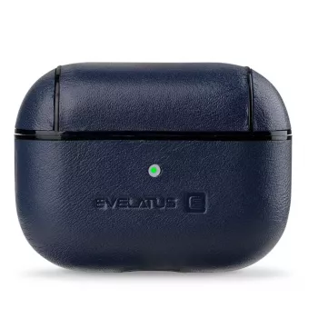 Capa de Proteção em Pele Evelatus Apple AirPods Pro Azul Escuro