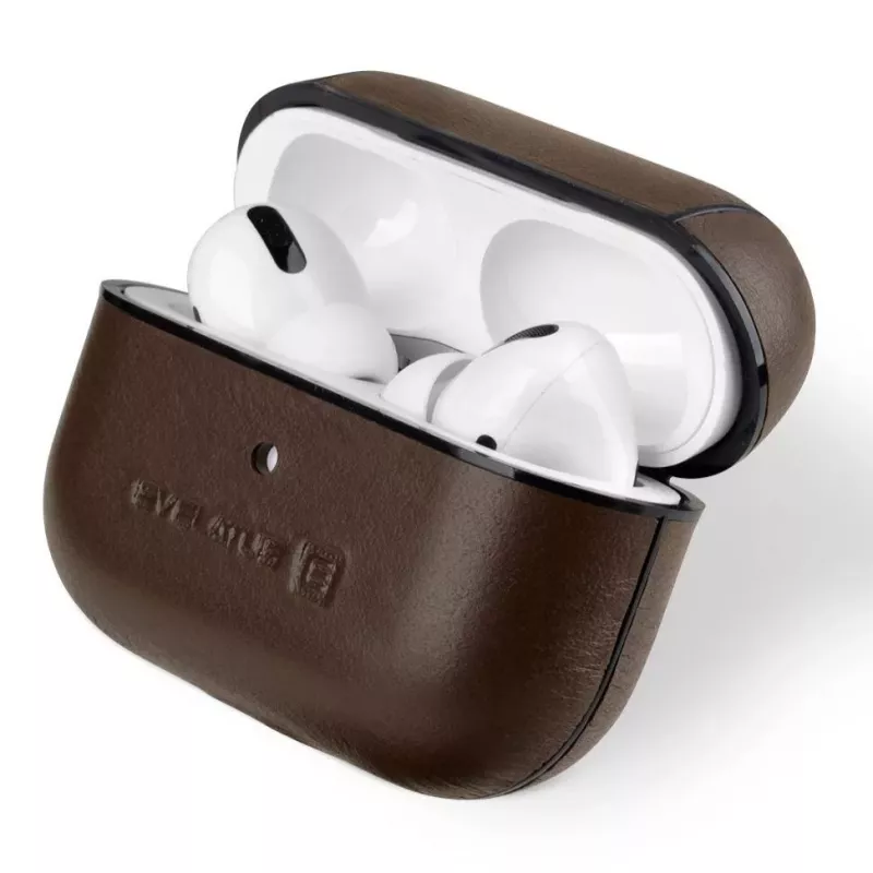Capa de Proteção em Pele Evelatus Apple AirPods Pro Castanho