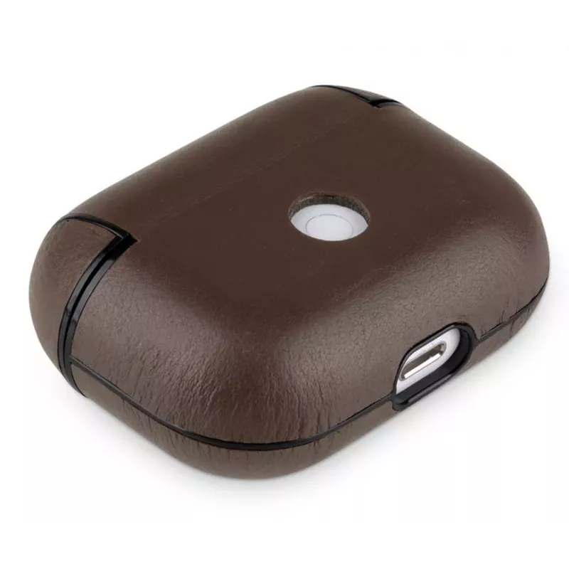 Capa de Proteção em Pele Evelatus Apple AirPods Pro Castanho